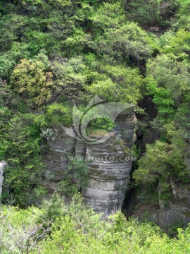 林州五龙洞景区 大山