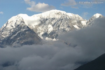 折多雪山 近景 四川