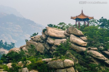 青岛崂山凉亭