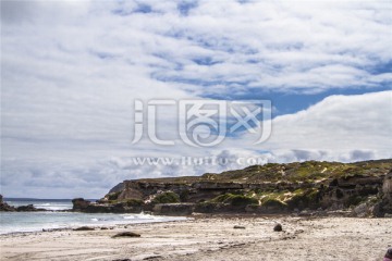 澳洲袋鼠岛海岛边上的海狮
