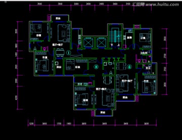 住宅楼CAD平面图