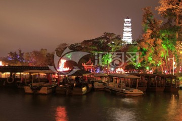 西湖夜景 夜景