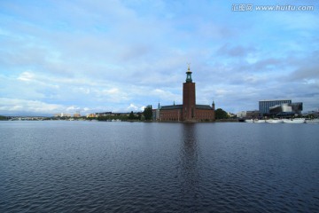 斯德哥尔摩市政厅运河景观