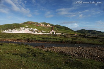 藏族寺庙 色达佛学院 四川