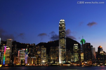 香港维多利亚港夜景