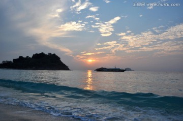 热浪岛日出