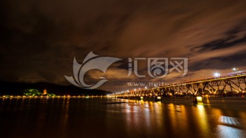 钱塘江大桥 夜景