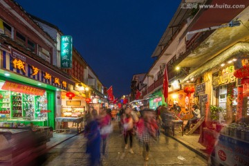 阳朔西街夜景