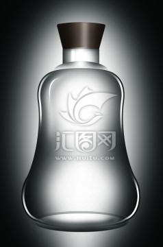 酒瓶效果圖