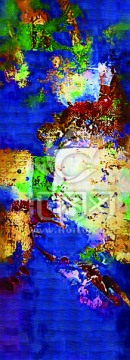 趙無(wú)極風(fēng)格抽象畫(huà)