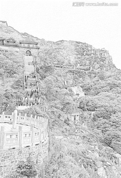 泰山素描