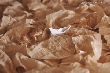 折纸船 创意摄影 折纸素材