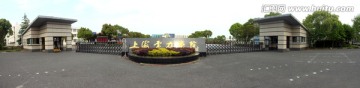 上海电力学院180度全景大门