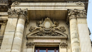 法国巴黎歌剧院外墙天使浮雕