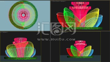 節(jié)日花瓣型led彩燈