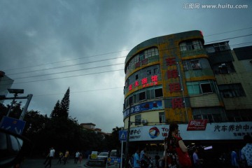 深圳城镇街景