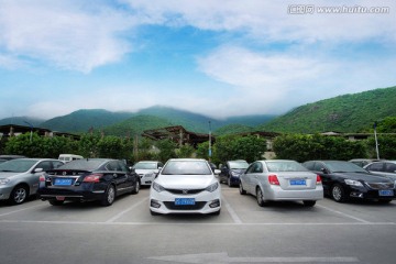 旅游景區停車場
