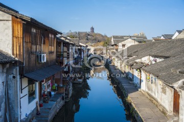 绍兴书圣故里全景