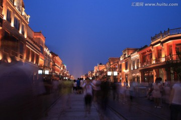 元宵节前门大街夜景