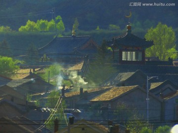 克什克腾经棚南山寺庙