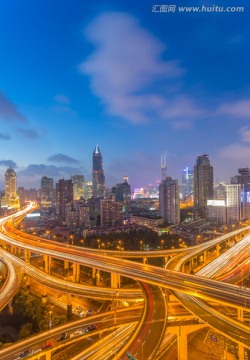 上海都市夜景