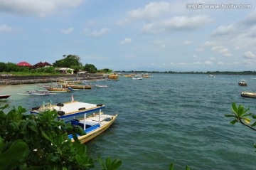 海岸 游艇 巴厘岛风情