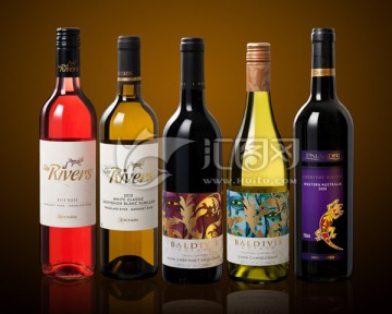 进口葡萄酒 各种颜色的葡萄酒