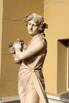 雕塑 美女 艺术 石雕 女人