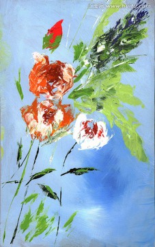 花卉油畫