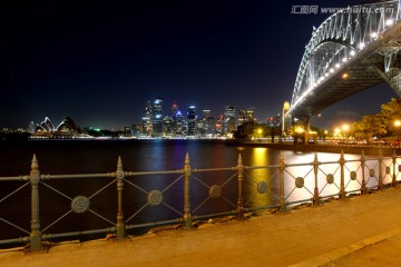 悉尼大桥夜景