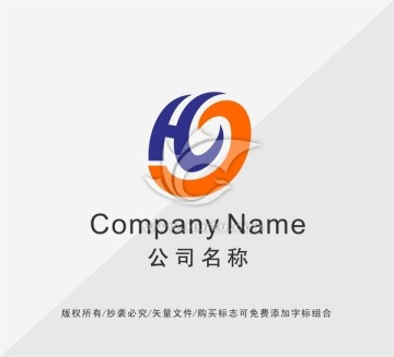 字母HLOGO設(shè)計