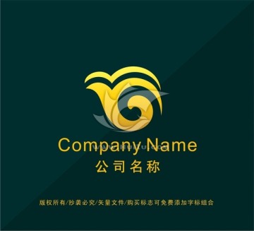 字母YLOGO設(shè)計