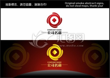 旋轉(zhuǎn)的金融標(biāo)志