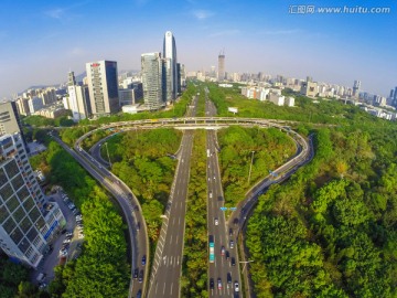 深圳科技园 深南南海立交桥