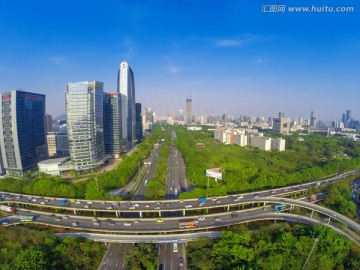 深圳科技园 深南南海立交桥