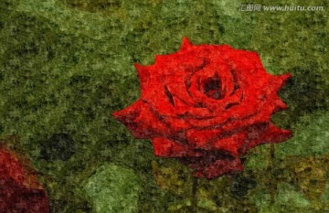 抽象藝術(shù)花卉