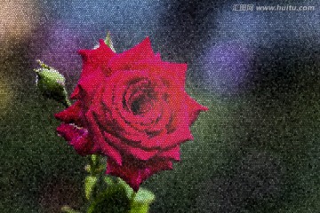 抽象藝術(shù)花卉