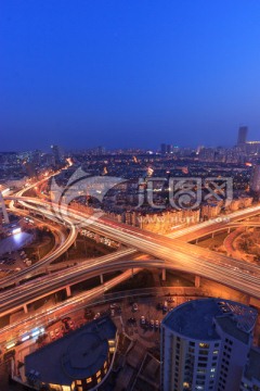 青岛都市风光夜景