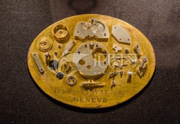 19世纪腕表机芯分解图 瑞士表