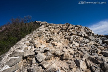 陈家堡长城 残垣断壁 坍塌