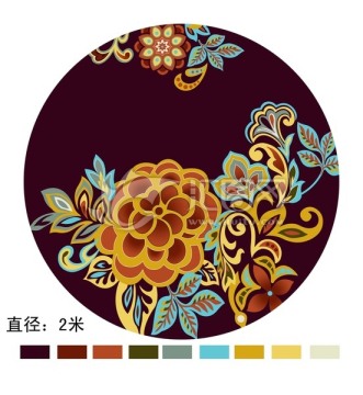 地毯效果圖