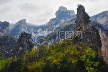 太行山通天峡山峰