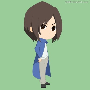 Q版動(dòng)漫卡通 人物設(shè)計(jì) 男孩