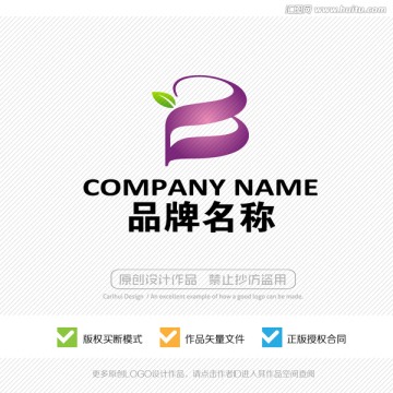 字母B 标志设计 LOGO设计