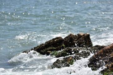 海水岩石