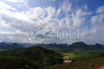 山峦 乡村风景