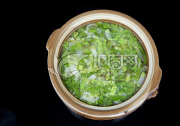 小白菜炖豆腐