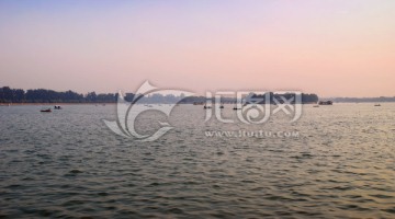 昆明湖日落