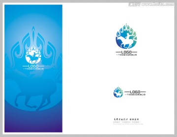 馬 草原 LOGO 藏
