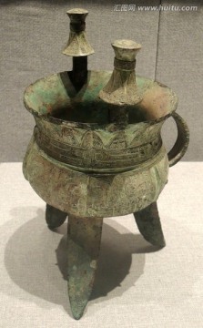 商代后期 母亚 铜斝 酒器